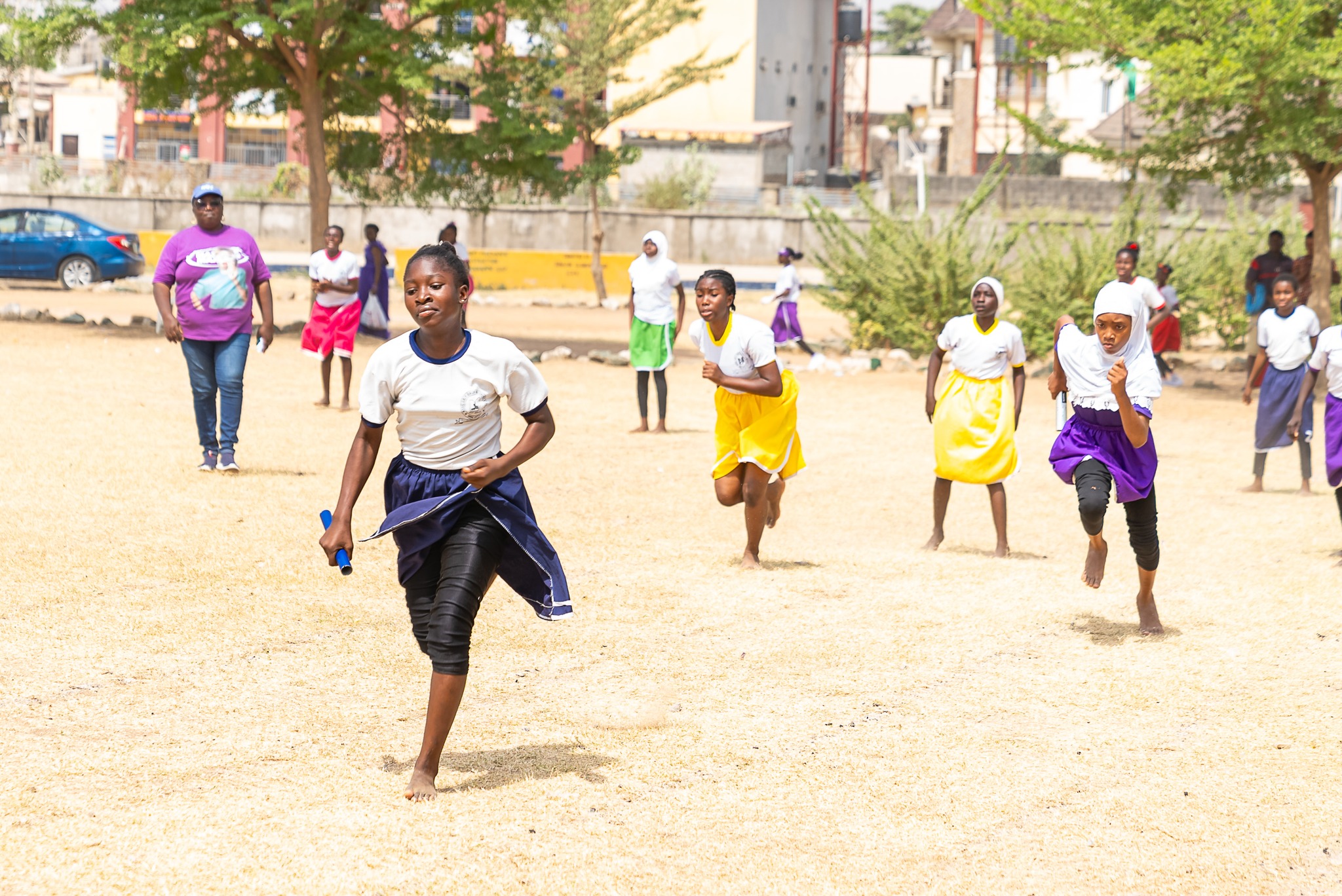 KCCN, 아부자에서 열린 모델 걸스 JSS 사내 스포츠 대회 참가