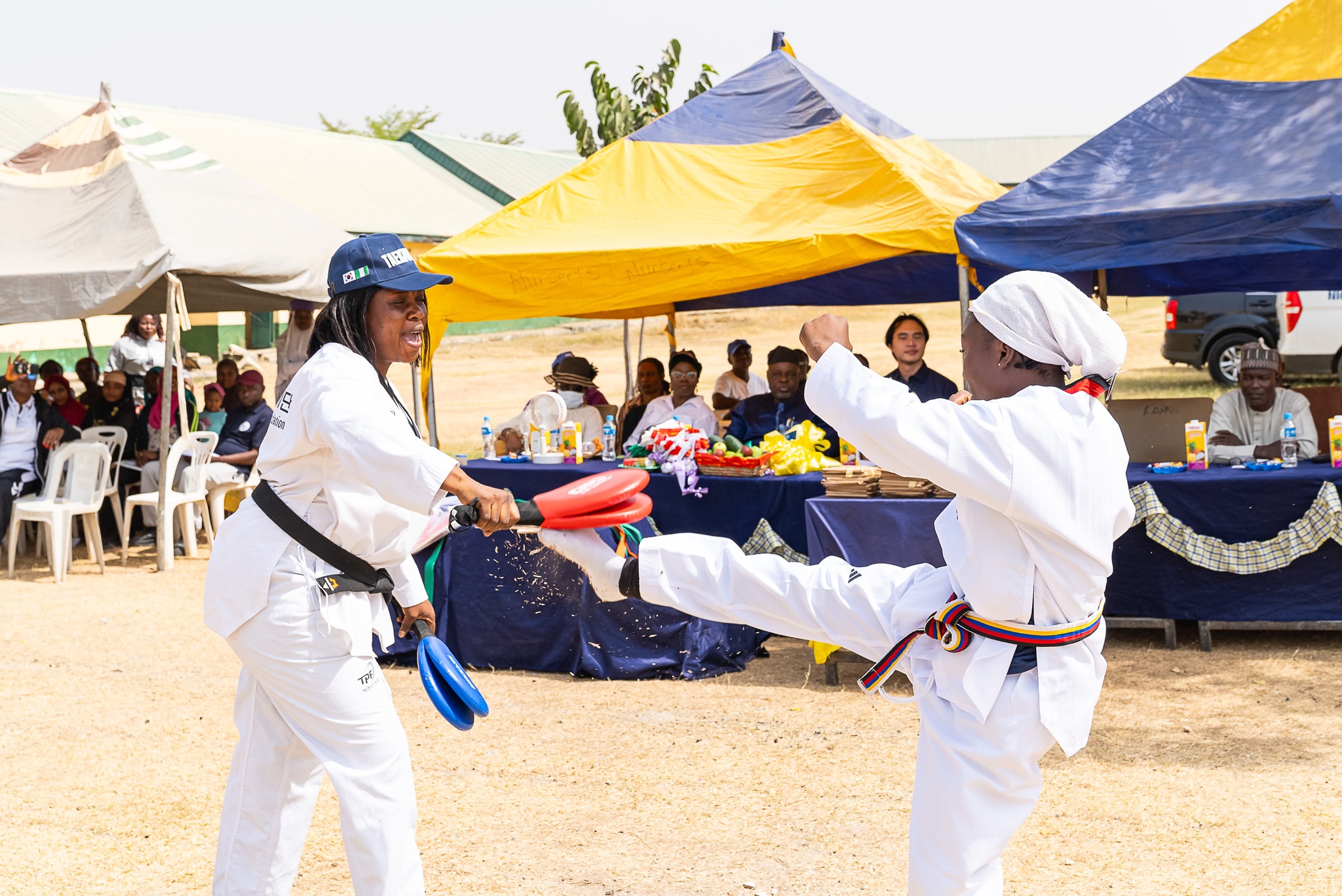 KCCN, 아부자에서 열린 모델 걸스 JSS 사내 스포츠 대회 참가