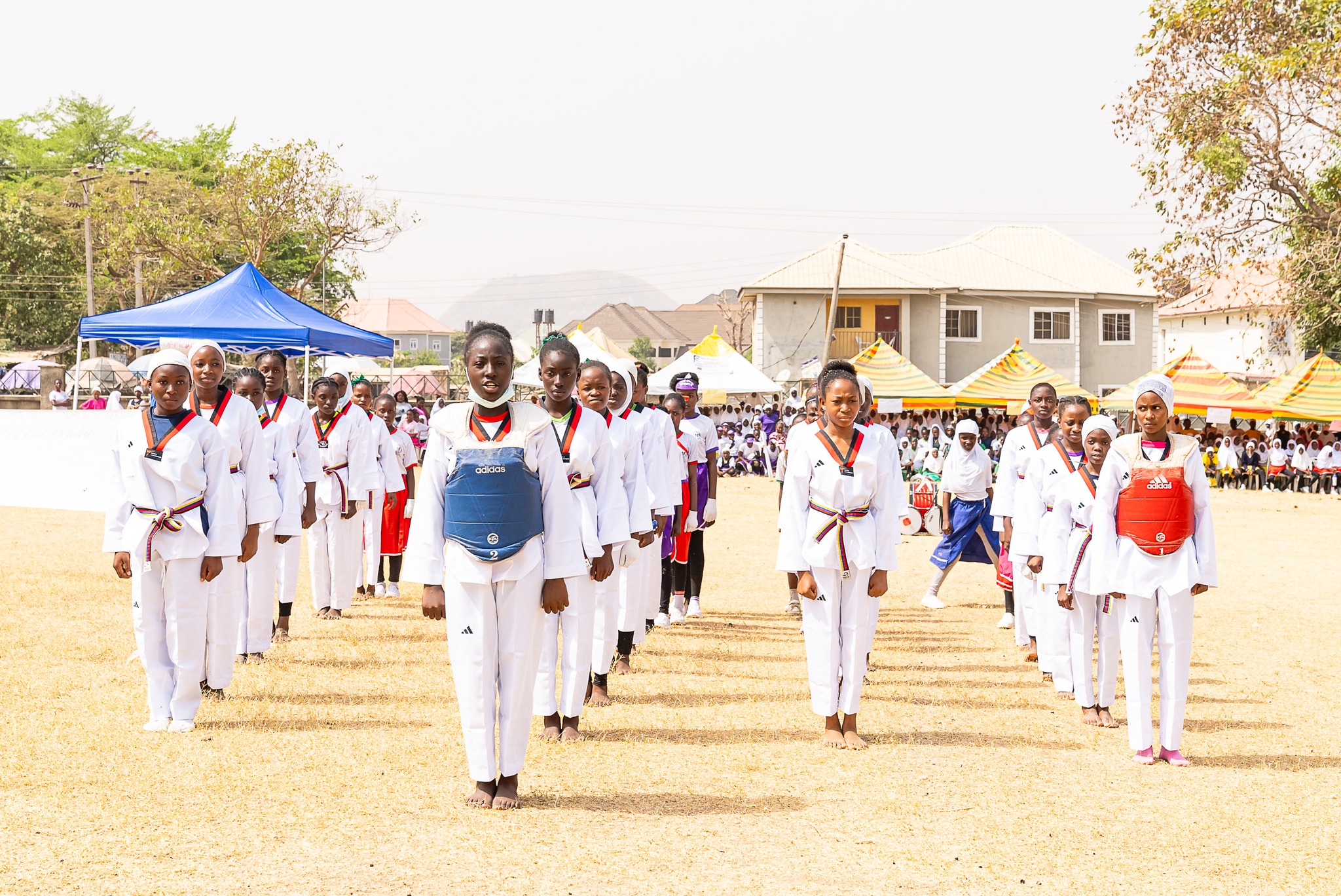 KCCN, 아부자에서 열린 모델 걸스 JSS 사내 스포츠 대회 참가
