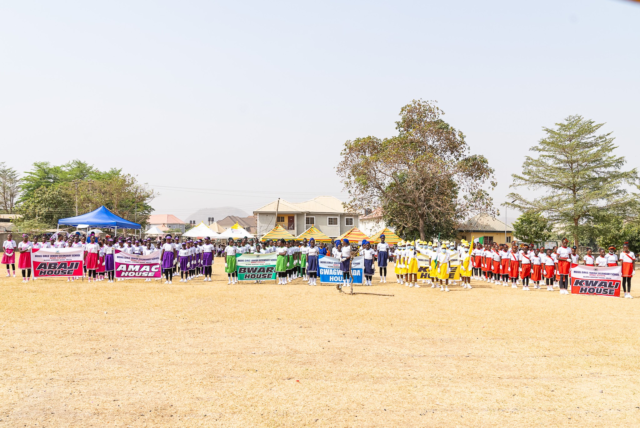 KCCN, 아부자에서 열린 모델 걸스 JSS 사내 스포츠 대회 참가