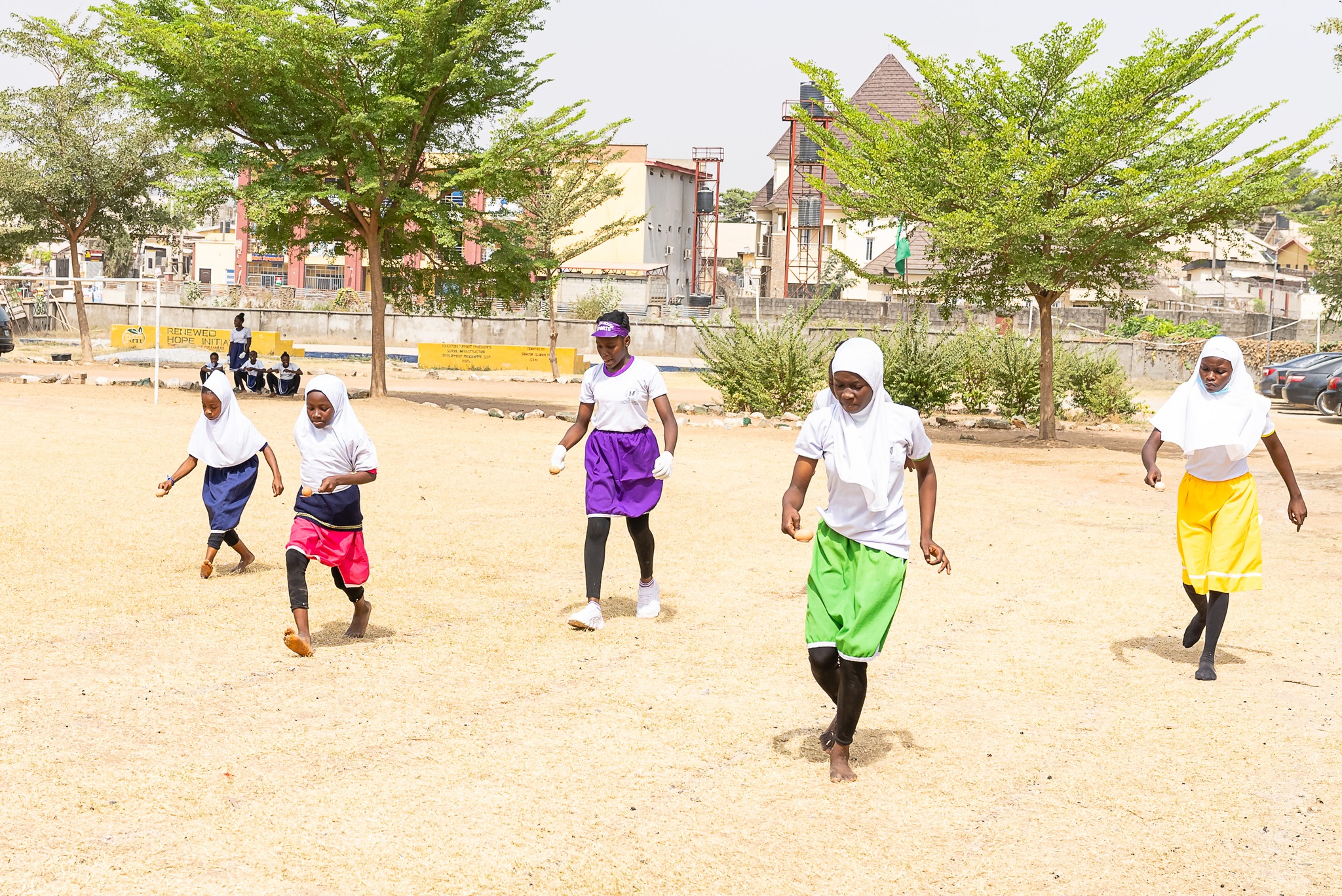 KCCN, 아부자에서 열린 모델 걸스 JSS 사내 스포츠 대회 참가