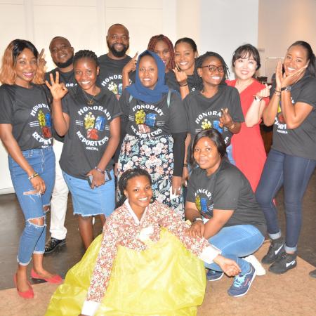 Honorary Reporters stage 2019 Korean Day